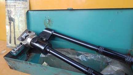 日本圧着端子製造 軽油圧手動式圧着工具 YPT-60-1 取説つき拍卖