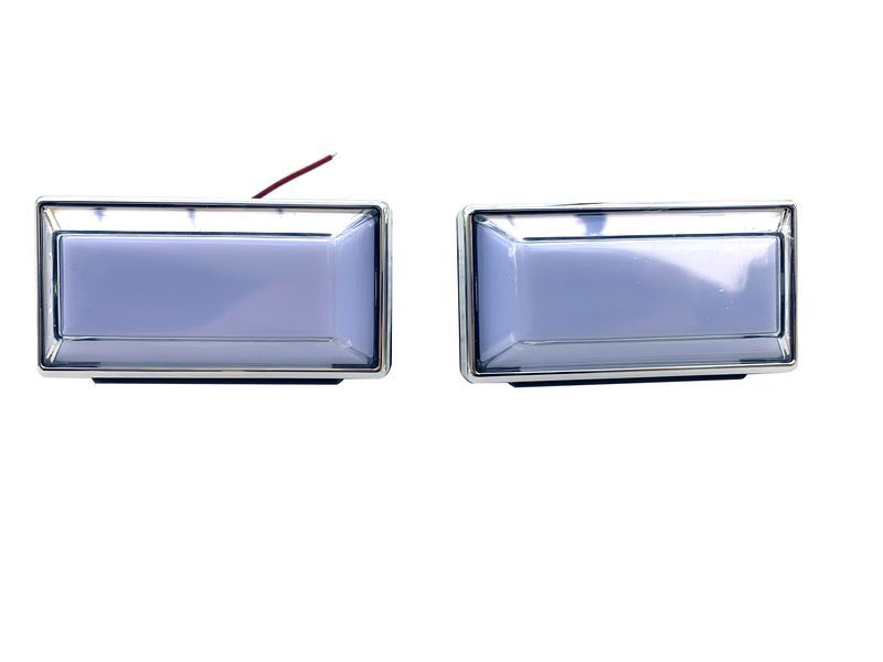 トラック 軽自動車 LEDサイドマーカー 2個セット路肩灯 角形面発光マーカランプ12V 24Vトラックマーカー LED28連グリーン JP-SY-LED06GR拍卖