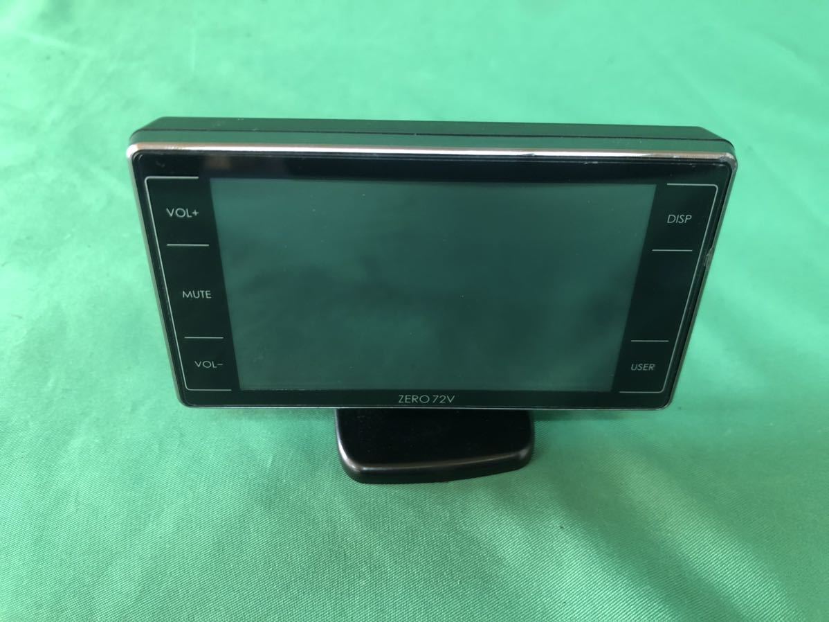 MS050 中古 コムテック COMTEC GPSレーダー探知機 ZERO72V 薄型ワンボディ Gジャイロセンサー 3.2型 OBDⅡ接続対応 動作保証拍卖