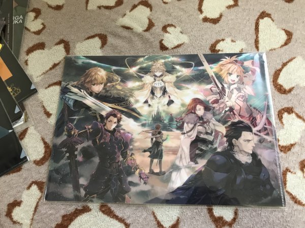 d099クリアファイル FGO Fate Grand Order 舞台  STAGE -神聖円卓領域キャメロット拍卖