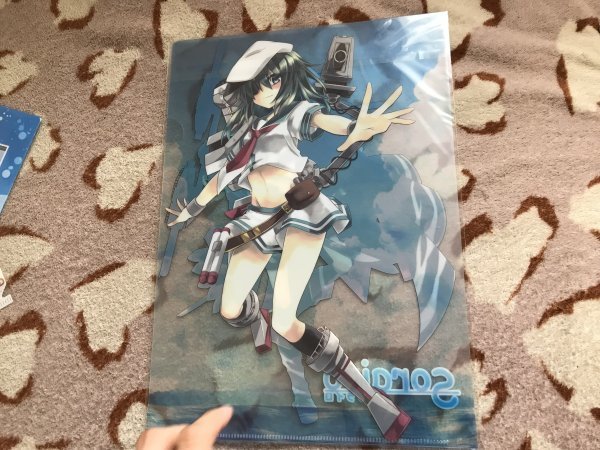 d100クリアファイル 艦隊これくしょん~艦これ~ 木曽(結平明日) Sorairo ソライロ拍卖