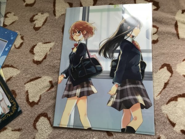d100クリアファイル べにしゃけ コミック百合姫 メロンブックス特典拍卖