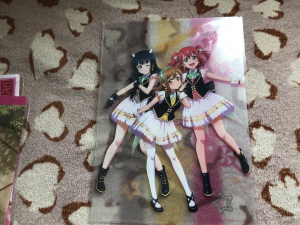 d102クリアファイル ラブライブ! HMM プレミアムショップ限定 ルビィ 花丸 善子 1年生 KU-RU-KU-RU Cruller!拍卖