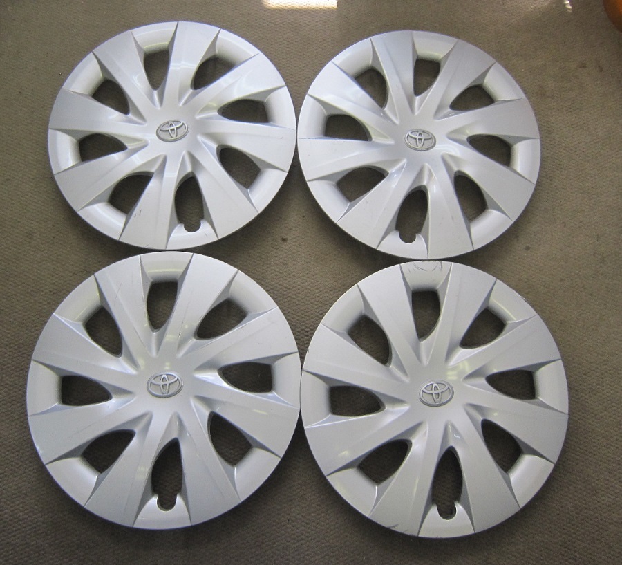 あ791☆トヨタ NCP141 スペイド 15インチ ホイールキャップ 4枚 ポルテなど 42602-52450拍卖