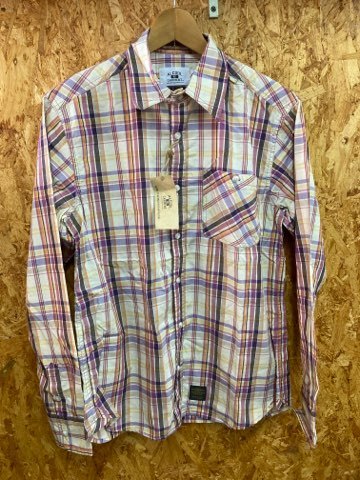 新品 ALCOOLGARMENT ネルBDチェックシャツ グリーン系 チェック M/ ネルシャツ BD チェックシャツ vintage ビンテージ ストリート拍卖