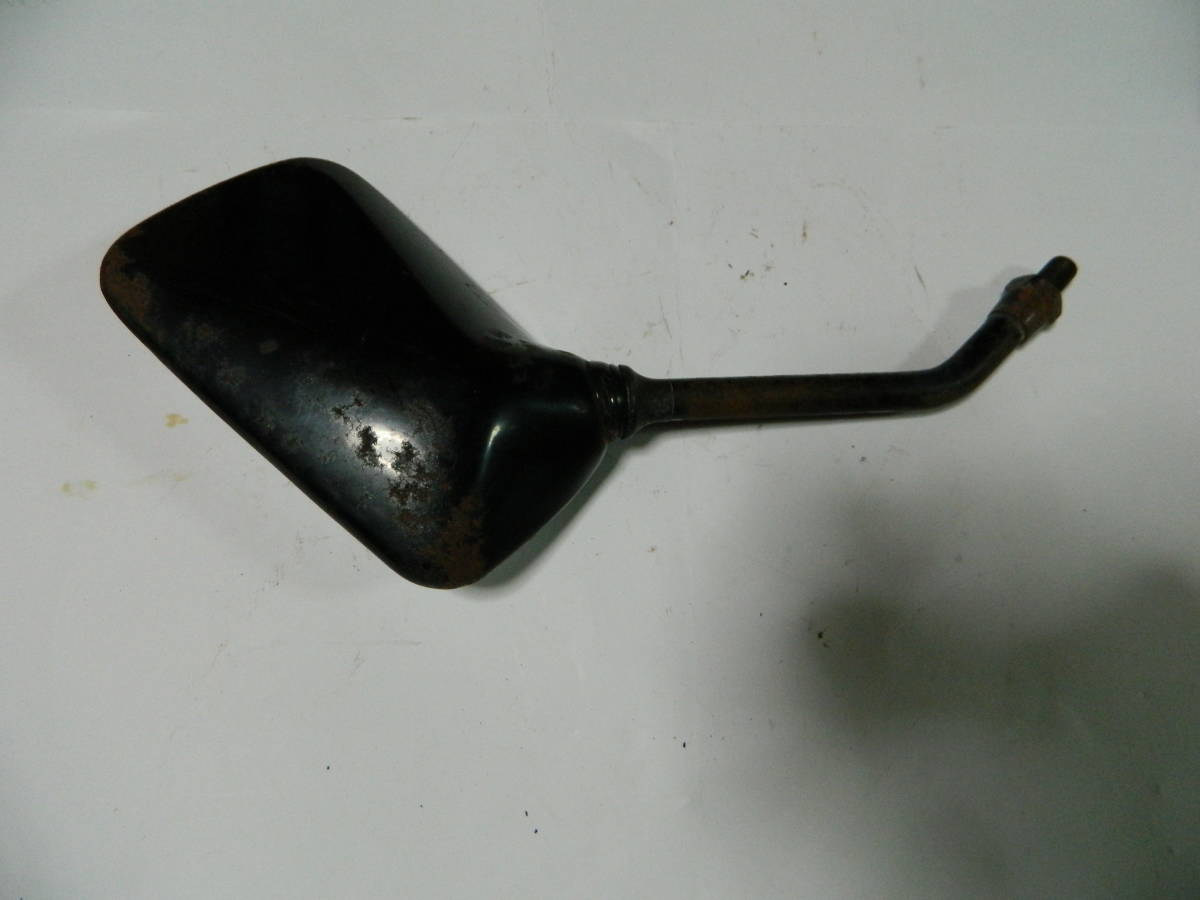 e1023 VF400F 純正黒角ミラー左側、正ネジ10mm、NC13拍卖