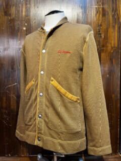 K637 メンズ カーディガン ABAHOUSE アバハウス スウェット ブラウン 茶 刺繍 / M (6)拍卖