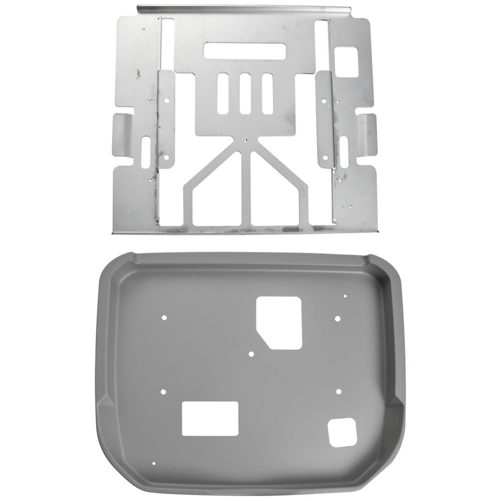 200系 ハイエース ワイドボディ ハイルーフ専用 フリップダウンモニター取付キット 単品 グレー 化粧カバー ブラケット マウントステー拍卖