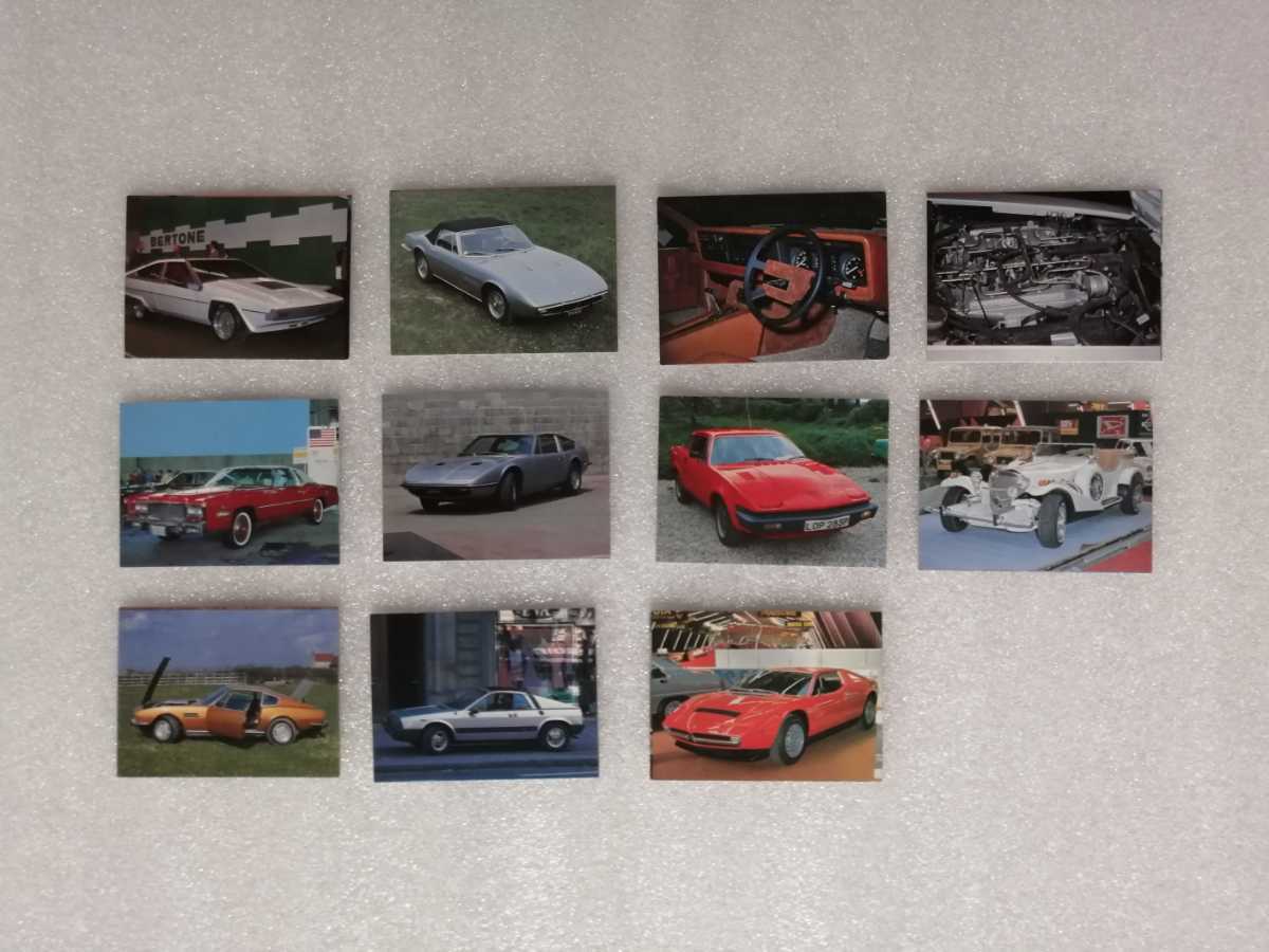 ミニカード スーパーカー 11枚 <B> 拍卖