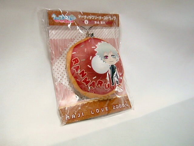 ●黒崎蘭丸 ドーナッツ クリーナー ストラップ●うたの☆プリンスさまっ♪ うたプリ●拍卖