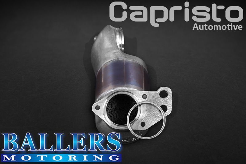 アルファロメオ 4C カプリスト スポーツキャタライザー 200cpsi 触媒 ヒートプロテクター無 マフラーcapristo AlfaRomeo 02AR04003004拍卖