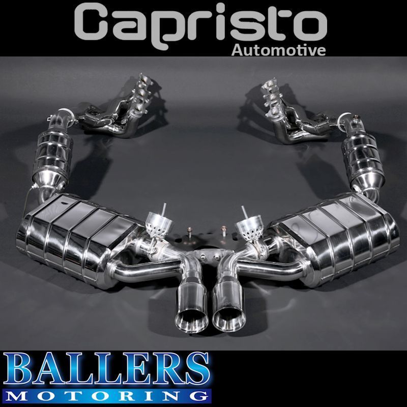 ポルシェ ケイマン 987 ~2008年 カプリスト バルブシステムエキゾースト キャタライザーレス マフラー PORSCHE capristo 02PO07203004拍卖