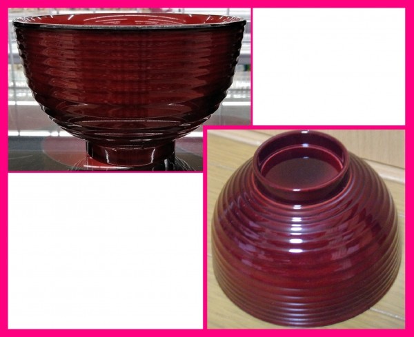 【会津塗:2個】◆お椀 漆器 「筋目:赤溜内朱」No7:7948 電子レンジ・食器洗浄機対応 日本製 キッチン 食器 お椀 椀 小丼 小丼ぶり拍卖