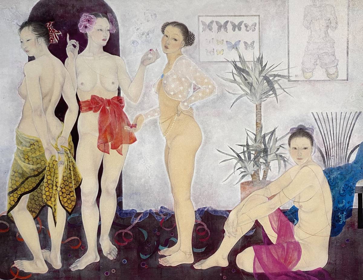 森田りえ子、〈室内〉、希少画集画、高級新品額・額装付、状態良好、送料無料拍卖
