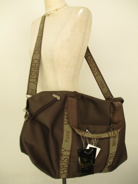 【新古品・タグ付き】★VALENTINO CHRISTY★2wayバッグ(ボストン/ショルダー) 茶色系 ジュ―ディーバンドルディー社提携拍卖