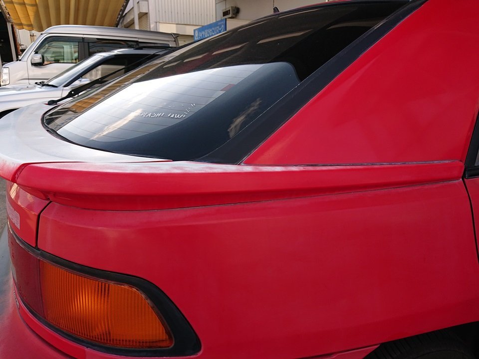 『psi』 マツダ BG5P ファミリアアスティナ 右リアスポイラー SQ レッド H元年拍卖