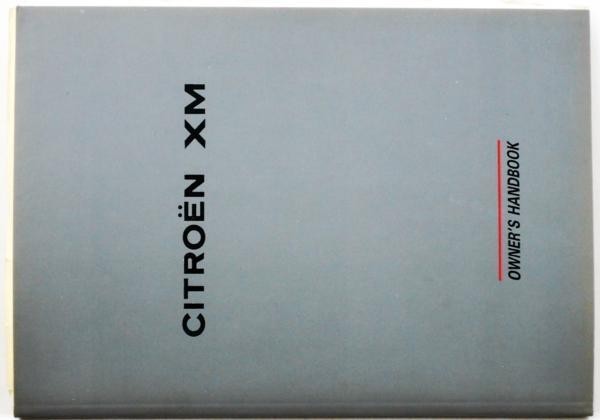 CITROEN XM 1990 OWNERS MANUAL拍卖