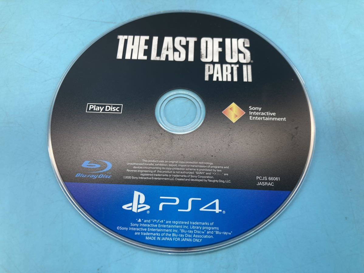 【A5348N175】PS4 Play Station 4 The Last of Us Part II ザ・ラスト・オブ・アス2 play discのみ Blu-rayDisc拍卖