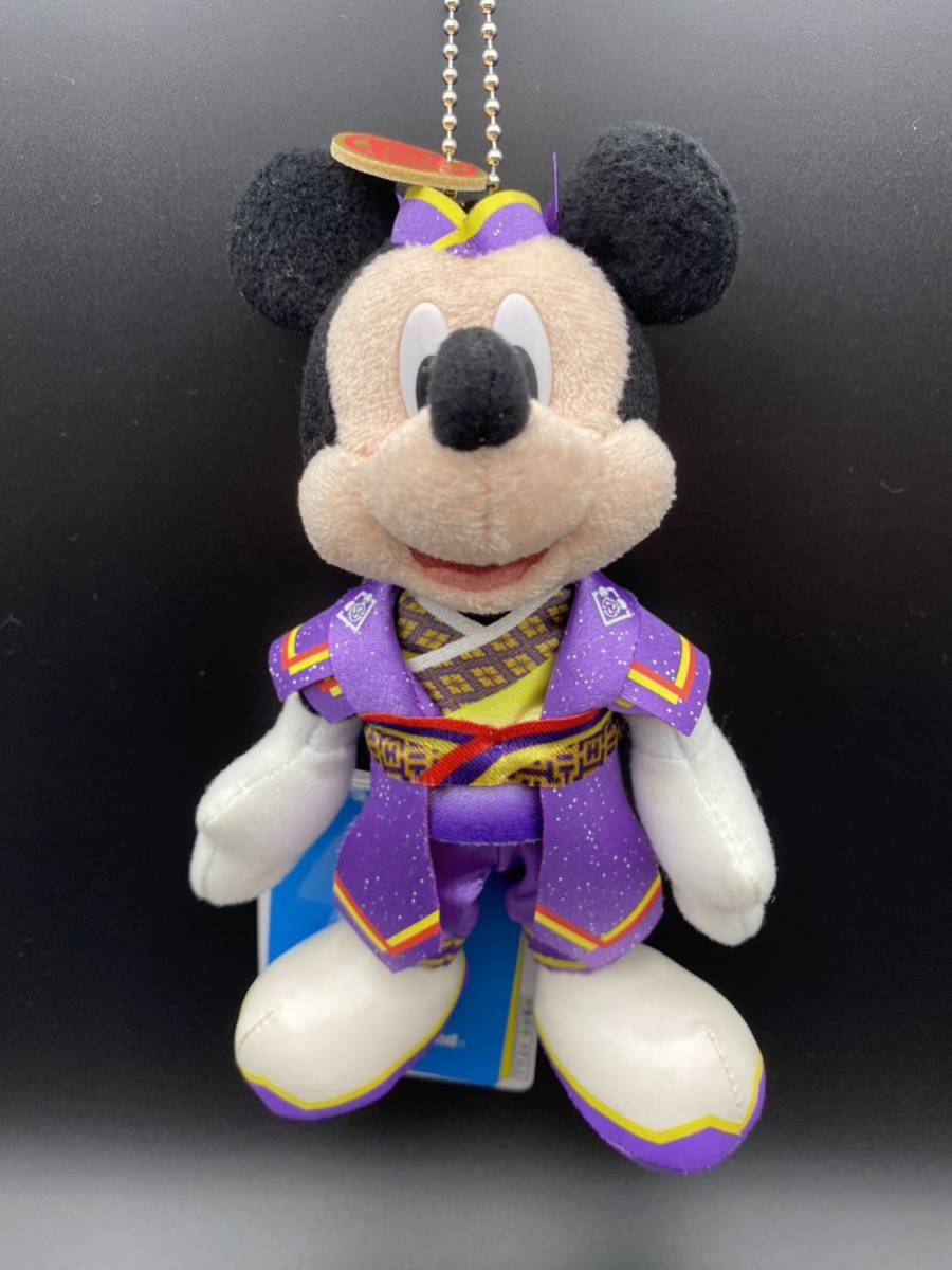 193 TDL 夏祭り 2014 ミッキーマウス ぬいぐるみバッジ TDS TDL TDR ディズニーランド バッチ 未使用 タグ付き ぬいば拍卖
