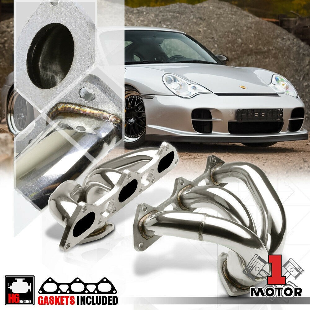 20PS上昇!!ポルシェ 996 997 ターボ ステンレス エキマニ 純正交換 エキゾーストマニホールド マフラー カーボン ホイール拍卖