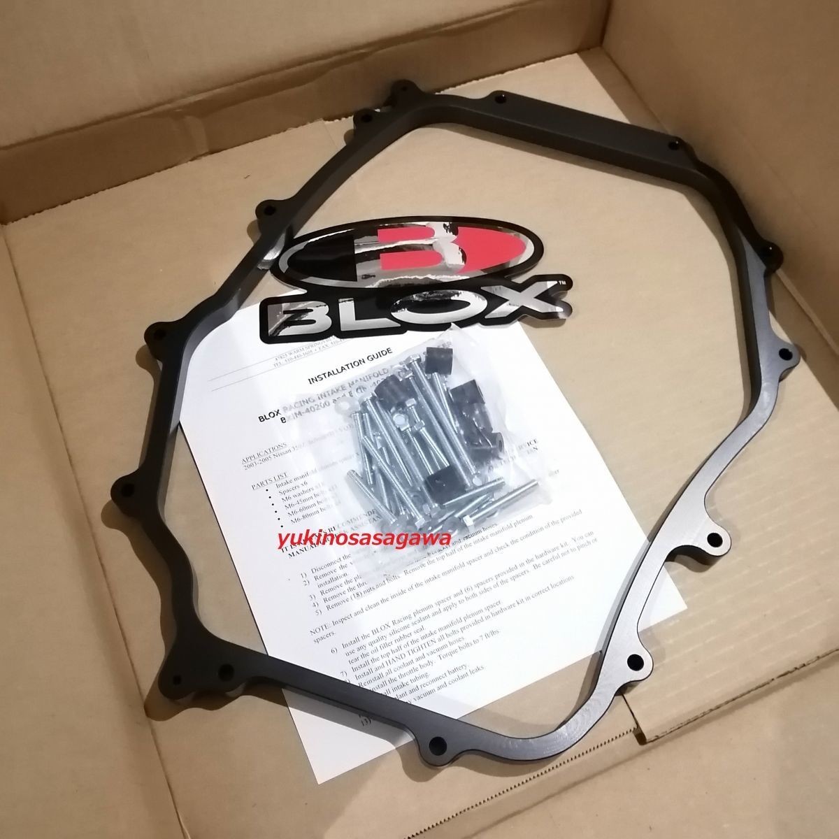 10PS上昇! Z33 VQ35DE 15.8mm インマニ スペーサー インテーク フェアレディZ ニスモ エキマニ ヘッドライト ホイール マフラー拍卖