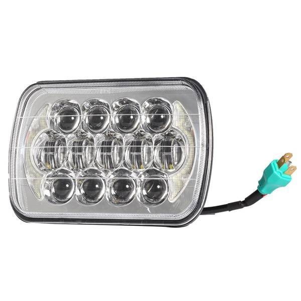 角型 角目 汎用 左右! LED DRL ヘッドライト S13 サニトラ AE86 KP61 ハイラックスサーフ ハイエース ランドクルーザー FC3S B310拍卖