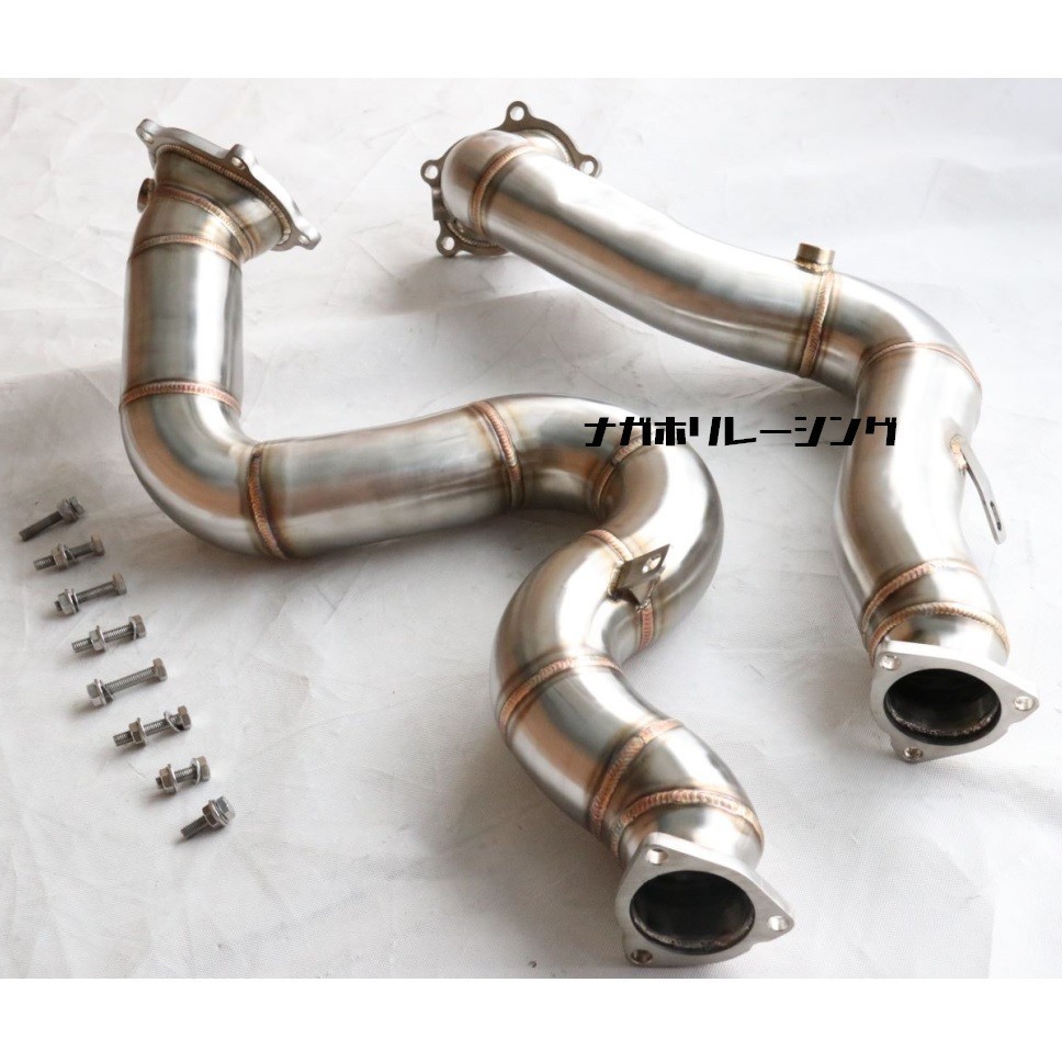 アウディ S6 RS6 触媒ストレート キャタライザー C7 D8 4G フロントパイプ 4.0TT アバント マフラー ダウンパイプ 車高調 ホイール拍卖