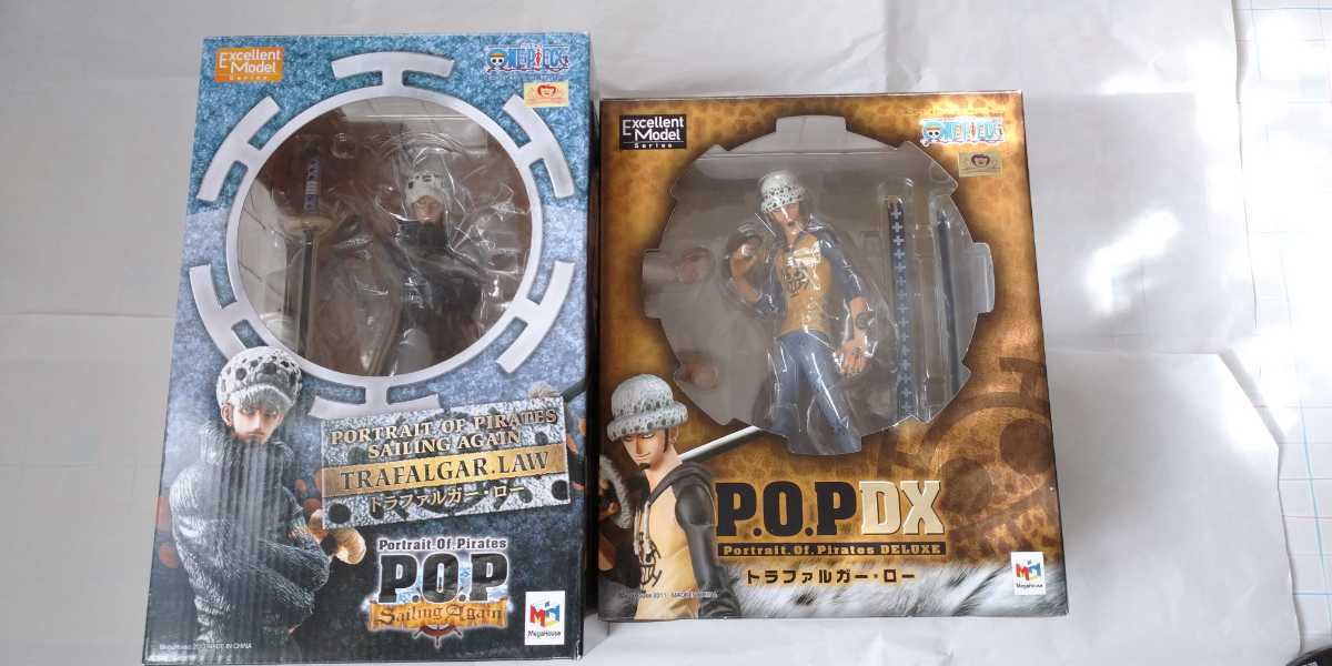 ワンピース POP Portrait of Pirates トラファルガー・ロー 2種 帽子のみリペイント拍卖