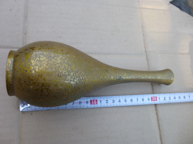 ■花瓶・一輪挿し・金属製・金色ゴールド系・アンティーク・コレクション・飾り拍卖