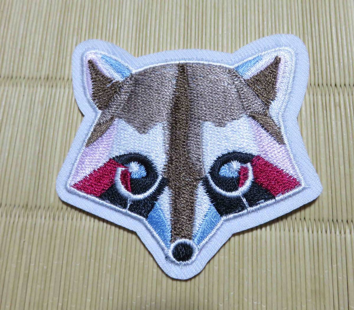 小型■萌顔 あらいぐま◆新品アライグマ racoon ラクーン 刺繍ワッペン ◆アメリカ■サバゲー ファッション■洋服・衣類・衣服DIY■拍卖