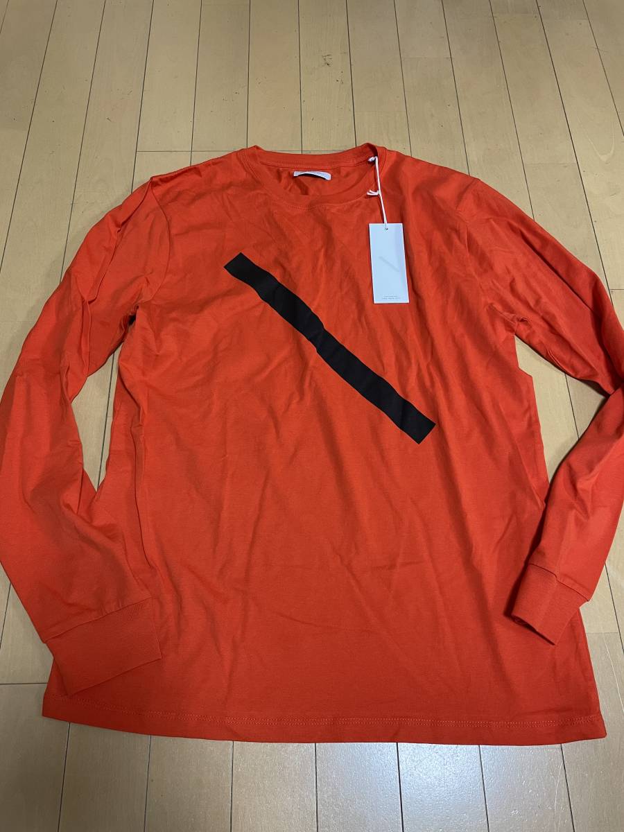 新品 SATURDAYS NEW YORK CITY サタデーズニューヨークシティ 長袖 Tシャツ サタデイズ L オレンジ ¥7000拍卖