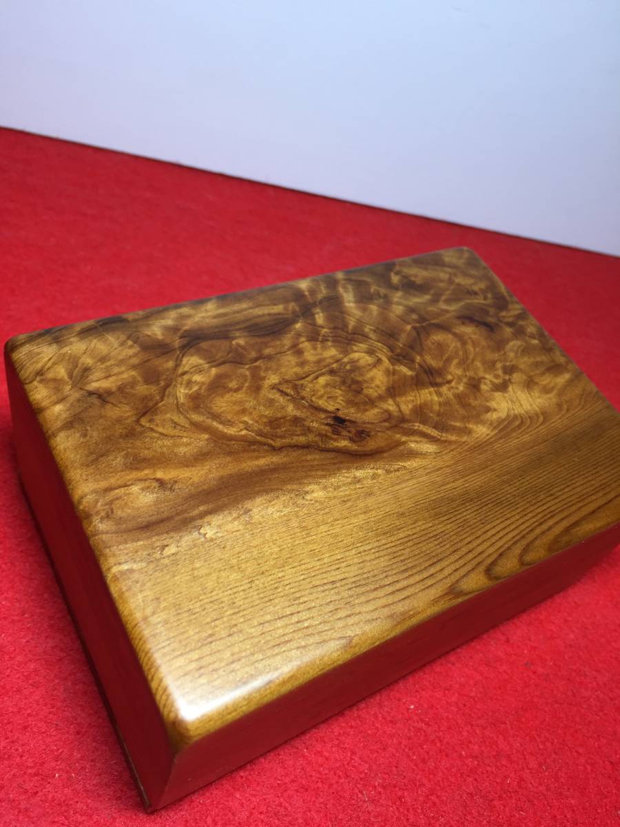 17 高級名刺入れ 銘木屋久杉工芸品 インテリア家具世界遺産拍卖