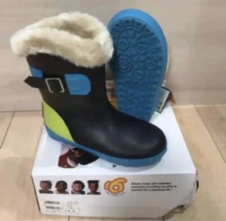 送料無料 新品 bear creek ベアクリーク キッズ 防水防滑ブーツ 19拍卖