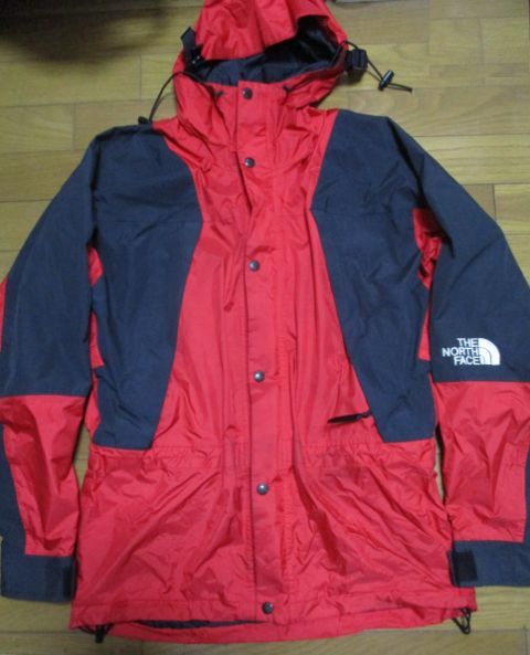 ノースフェイス GORE TEX Sサイズ 赤黒 ゴアテックス THE NORTH FACE アウトドア ナイロン ジャケット 汚れ有 内側劣化有拍卖