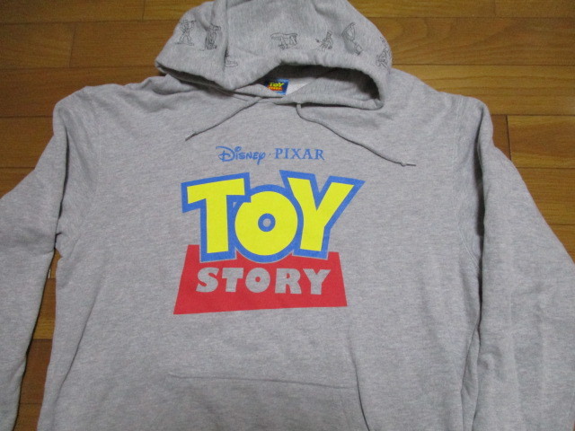 即決あり! TOY STORY パーカー XLサイズ グレー スウェット トイストーリー 正規品拍卖