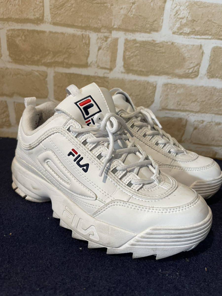 【売り切り送料無料】Z-1 FILA スニーカー 中古 24.0 お洒落拍卖