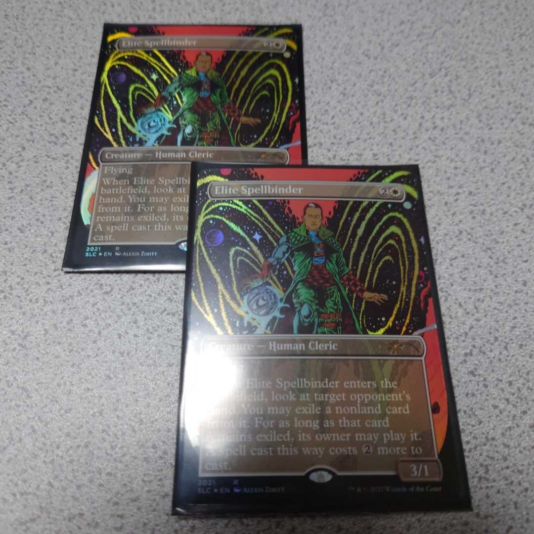 MTG SLD 精鋭呪文縛り 英語foil 二枚セット Secret lair SLC シークレットレイヤー 30th 即決拍卖