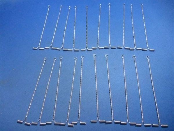 20個 12cm トンボピン ソイ、グチ、枝ハリス、多段カレイ仕掛けの自作に最適、トンボ胴突き仕掛け、アイナメ、枝ハリス、T字型4拍卖