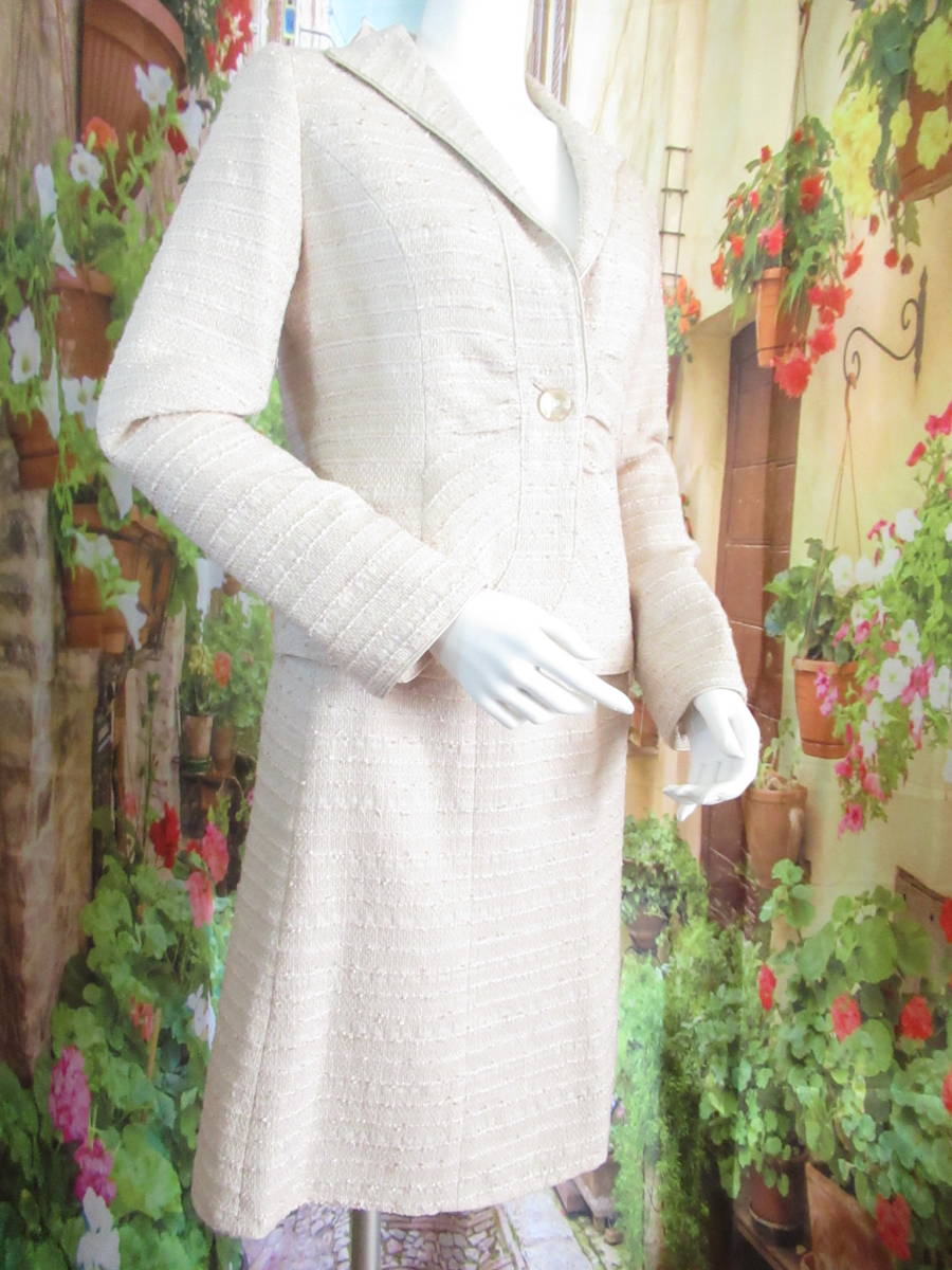 ★美品★ DEAR PRINCESS フォーマルスーツ レディース 38サイズ Mサイズ 日本製 上下2点セット FS8053拍卖