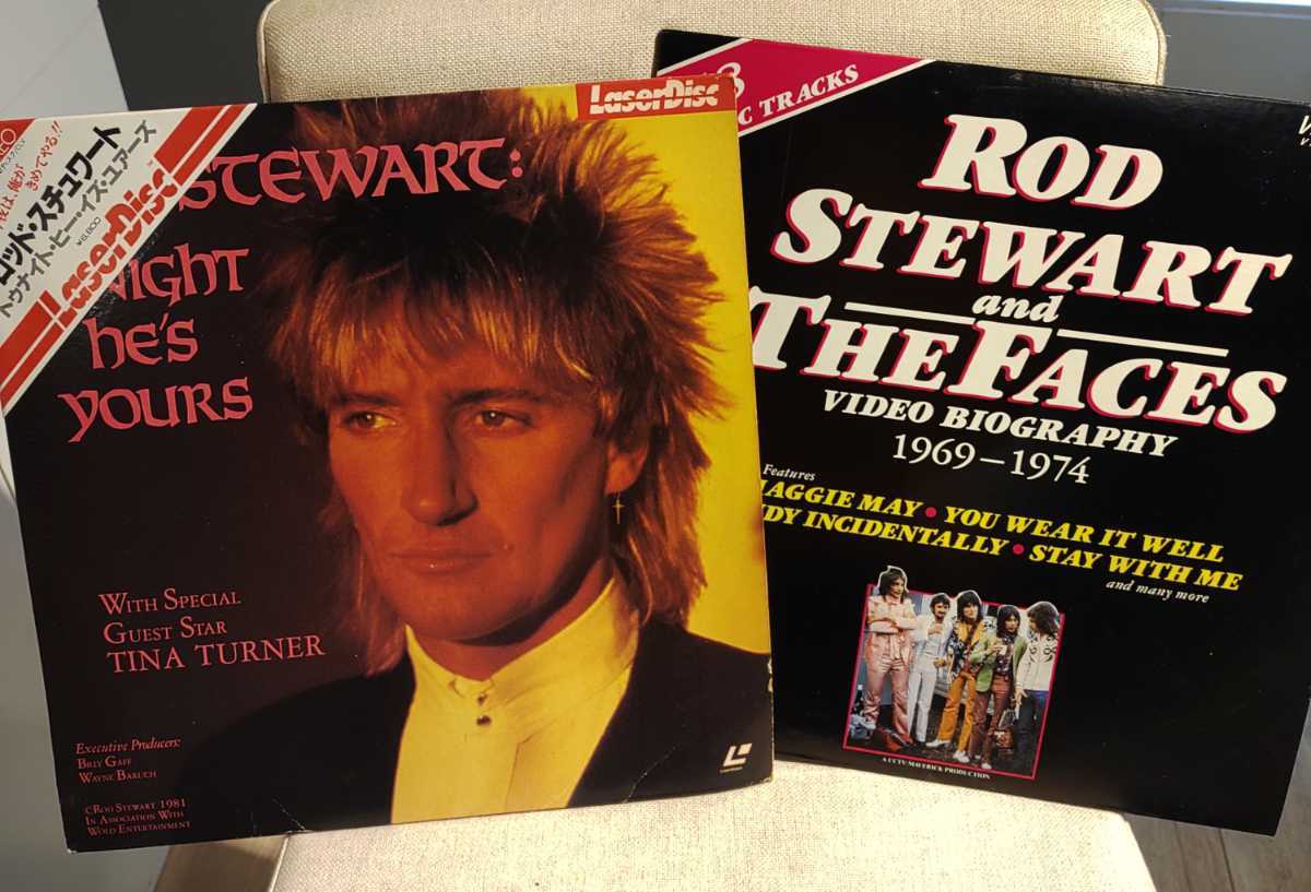 2枚セット ロッドスチュワート&フェイセズ ビデオバイオグラフィー 1969-1974 ROD STEWART/Tonight He's Yours Tina Turner ロン・ウッド拍卖