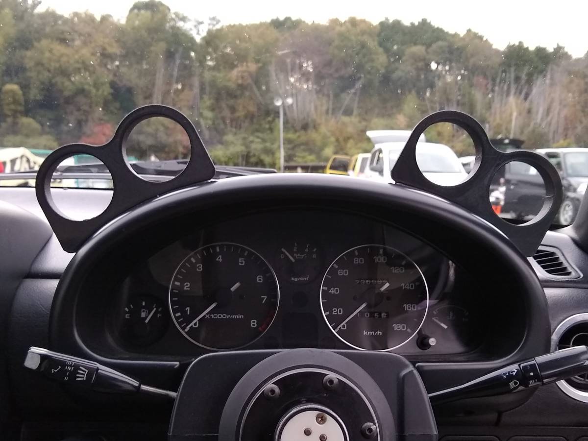 2連メーターフード オープンタイプ 左右セット NAロードスター用 52mm用 カーボン繊維配合ポリカーボネート製 NA5201ACLR NA6 NA8拍卖