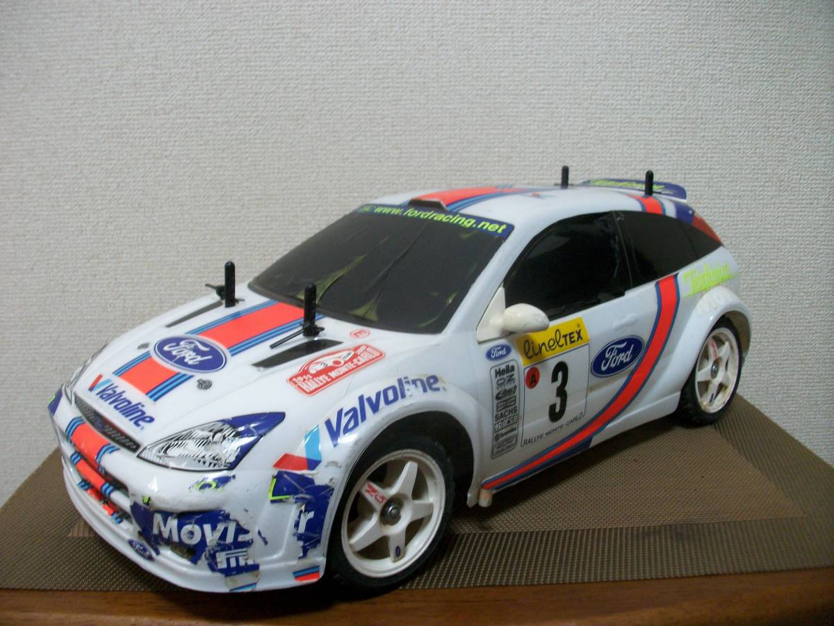 ☆【超目玉商品】田宮 TBシャーシ フォードフォーカス ラリータイヤ 部品取 メカ無 一応ジャンク扱 詳細不明 現状優先 中古!拍卖