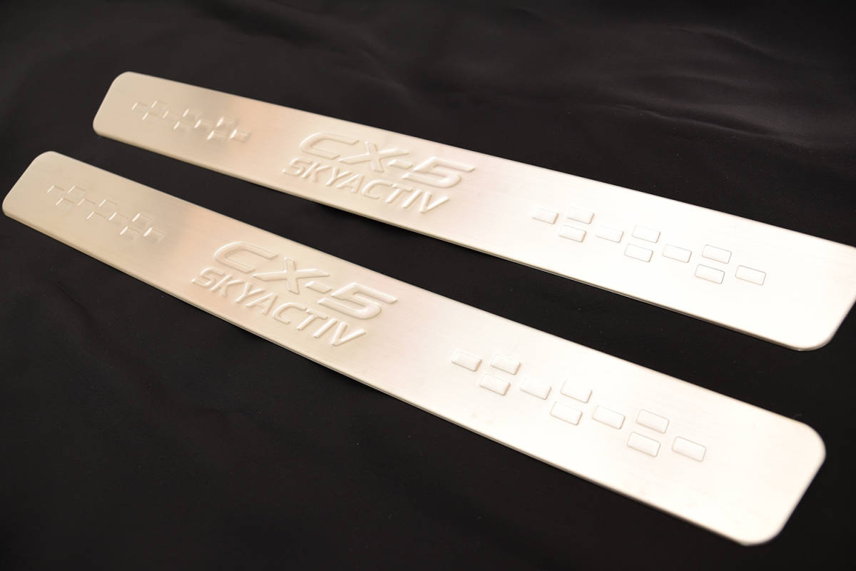 マツダ MAZDA CX-5 スカッフプレート サイドステップ ガーニッシュ CX5拍卖