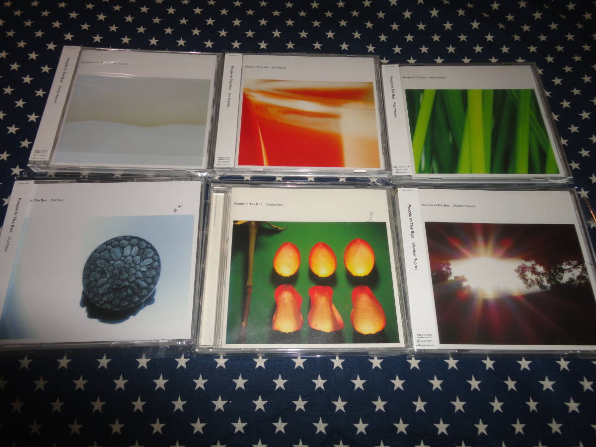 PEOPLE IN THE BOX 良好アルバム5枚+DVDセット (波多野裕文)拍卖
