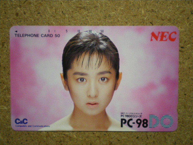 saito・110-69959 斉藤由貴 NEC 文字大字 未使用 50度数 テレカ拍卖