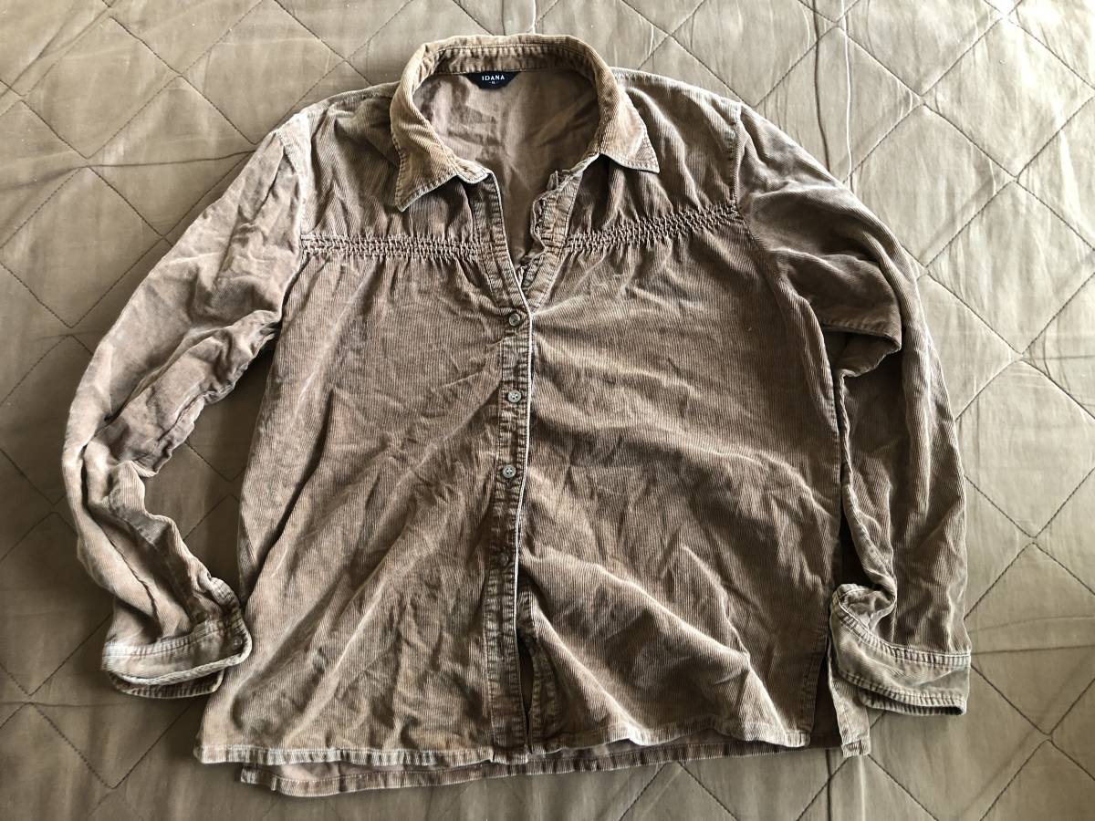 サイズL L 焦げ茶のブラウス拍卖