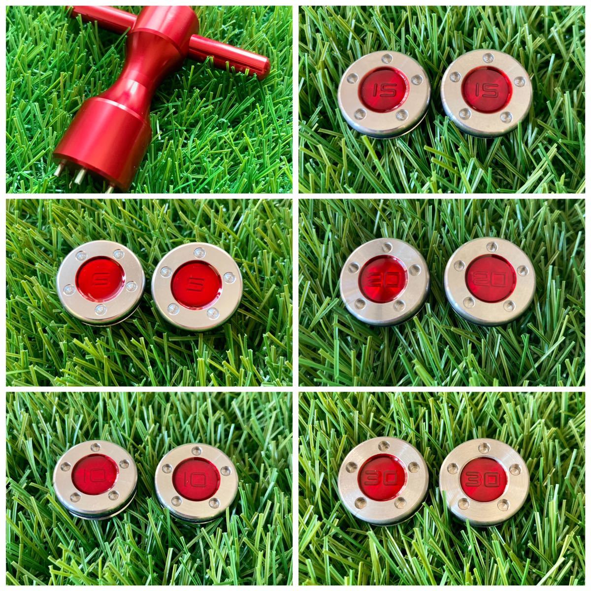 ウェイト 赤一色 5種&Tレンチセット スコッティキャメロン拍卖