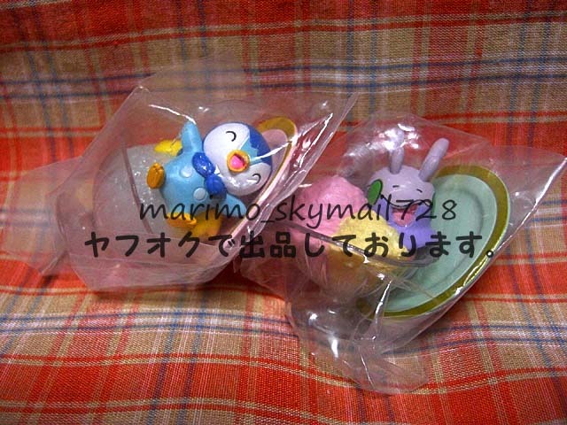 【カプセルトイ/ガチャ】ポケットモンスター ポケモン Yummy!スイーツマスコット 2種【ポッチャマ/ヌメラ】拍卖