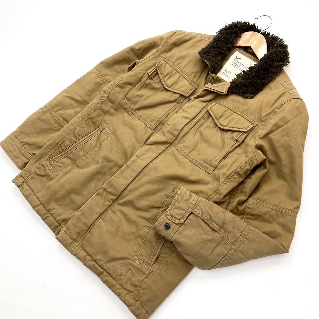 アメリカンイーグル ☆ American Eagle N-1型 厚手 ミリタリージャケット キルティング裏地 S アメカジ 古着MIX 無骨な男らしさ◎■M151拍卖