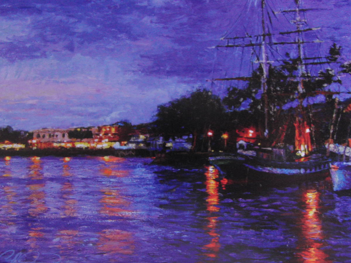 クリスチャン・ラッセン、【IMPASTO REFLECTION OF LAHAINA】、希少な額装用画集より、状態良好、新品額装付、送料込み拍卖